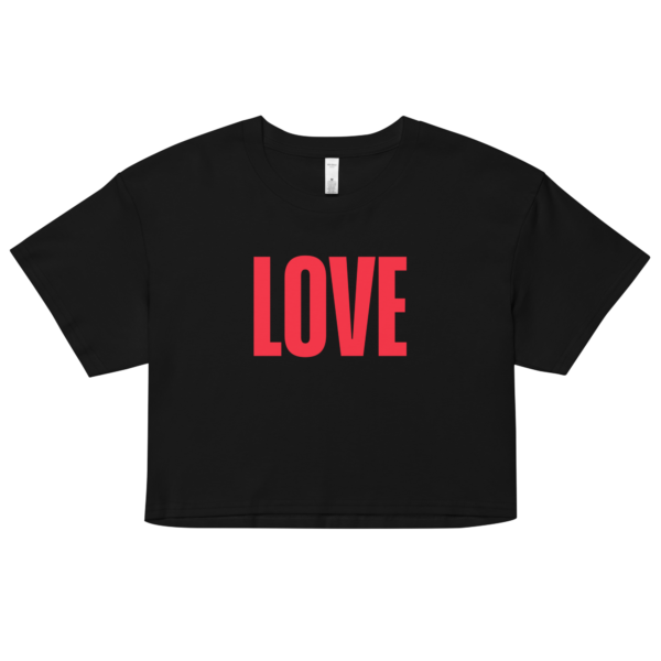 Introducing the "LOVE" Crop Top: A Fashion Must-Have - Image 2