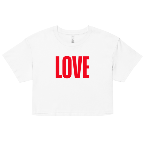 Introducing the "LOVE" Crop Top: A Fashion Must-Have